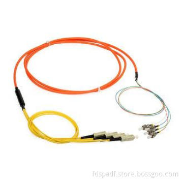 FC / SC 4cores Fiber Optic Patch Cord , Multimode Water Pro